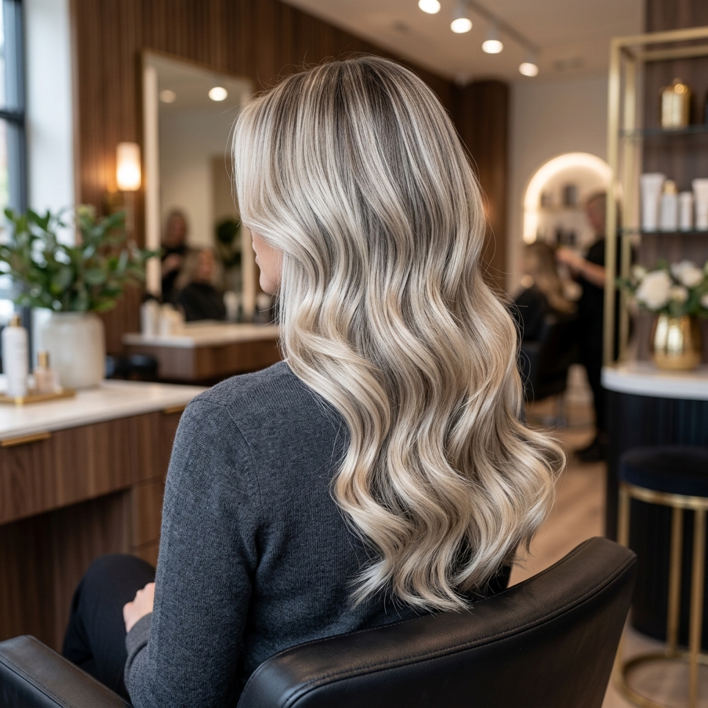 After: refined balayage colour result